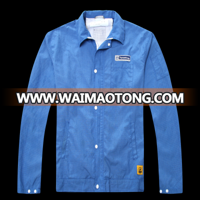 Polyester jacket Dust-proof cleanroom ESD workwear Coat Jacket