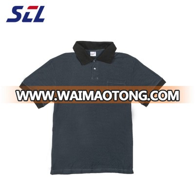 Soft Unisex Antistatic Low Triboelectric Voltage Short Sleeve POLO Shirt